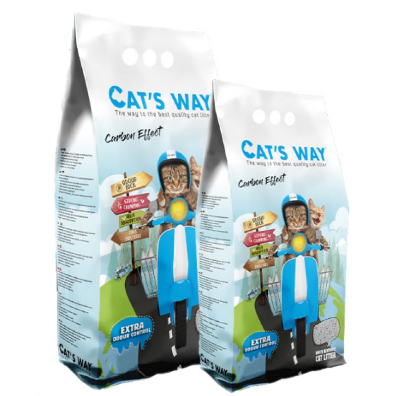 Arena Aglomerante Gato Cats Way 4,25kg Carbon Effect Con Regalo –  MundoCanino