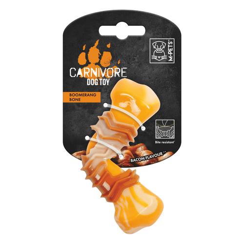 Juguete Carnivore MPets de Perro Boomerang Sabor Bacon 12,5cm