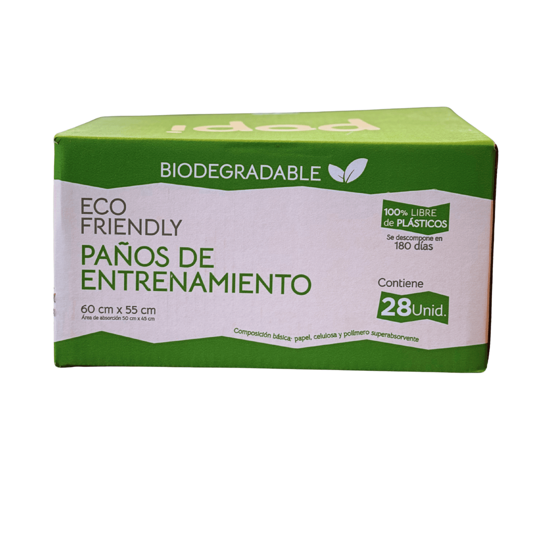 Pañales De Entrenamiento Popi Ecologicos 28un 55x60cm