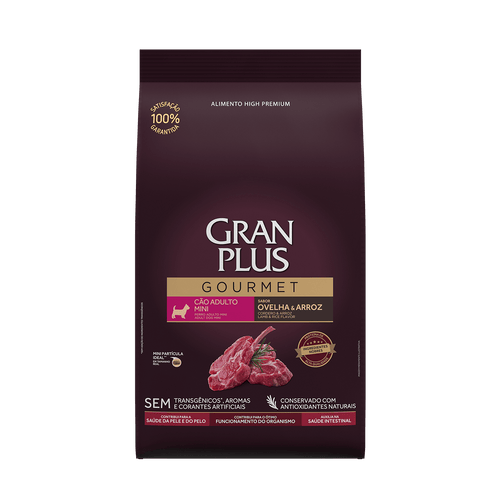 Gran Plus Gourmet High Premium Adulto Mini Cordero 30Kg