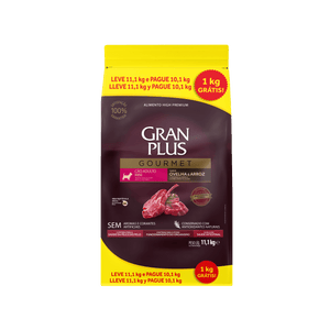 Gran Plus Gourmet High Premium Adulto Mini Cordero 10+1Kg