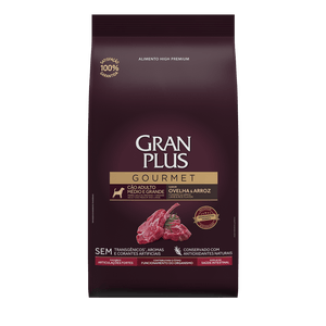 Gran Plus Gourmet High Premium Adulto Mediano Cordero 15+1.5Kg