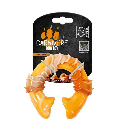 Juguete Carnivore MPets de Perro Anillo Sabor Bacon 10cm