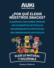 Cargar imagen en el visor de la galería, Snacks Saludables Auki 100g Cerdo Fresco, zapallo y quinoa