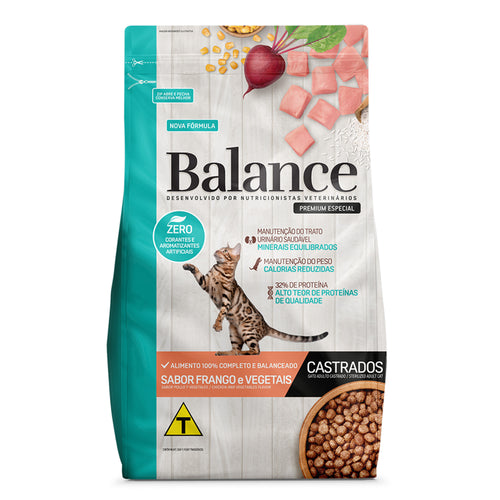 Balance Premium Especial Gato Castrado 2.7Kg Pollo y Vegetales