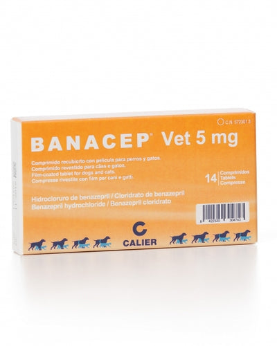 Banacep Vet 5mg (14 comprimidos)