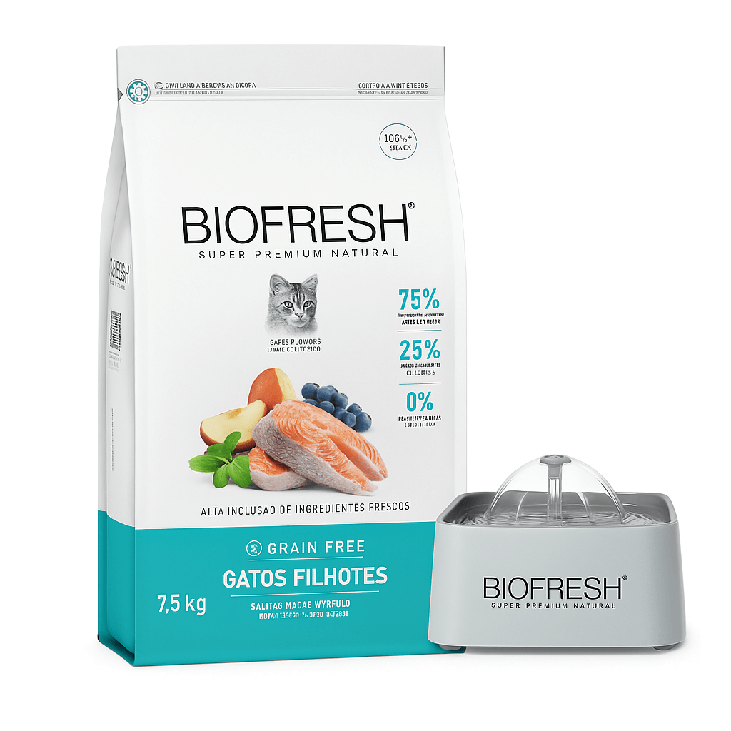 Biofresh Super Premium Gato Filhote Salmon 7.5kg Con Regalo