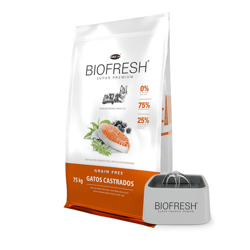 Biofresh Super Premium Gato Castrado Salmon 7.5 Kg Con Regalo