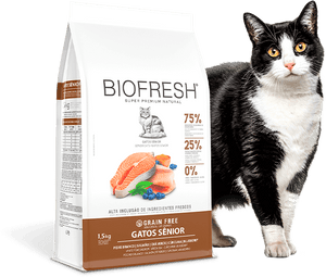 Biofresh Super Premium Gato Senior Salmon 7.5Kg Con Regalo