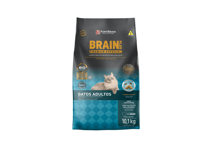 Brain Plus Gato Adulto 15kg Salmon con Regalo