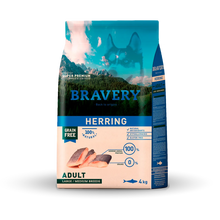 Cargar imagen en el visor de la galería, Bravery Grain Free Adulto Mediano y Grande 4Kg Arenque