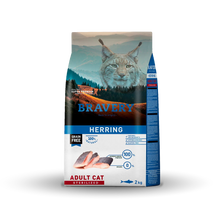 Cargar imagen en el visor de la galería, Bravery Grain Free Gato Castrado 2Kg Arenque con Regalo