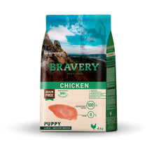 Cargar imagen en el visor de la galería, Bravery Grain Free Puppy Mediano y Grande 4Kg Pollo