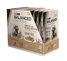 Cargar imagen en el visor de la galería, Caja Vitalcan Balanced Natural Recipe Pouch 100g Filetes Cerdo Grain Free (12un)