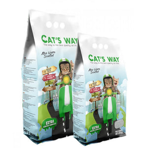 Arena Aglomerante Gato Cats Way 8,5kg Lavanda Con Regalo