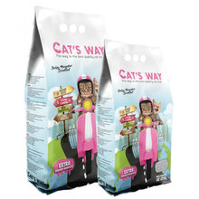 Cargar imagen en el visor de la galería, Arena Aglomerante Gato Cats Way 8,5kg Talco Bebe Con Regalo