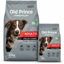 Cargar imagen en el visor de la galería, Combo Old Prince Premium Adulto 23+3Kg Pollo y Carne