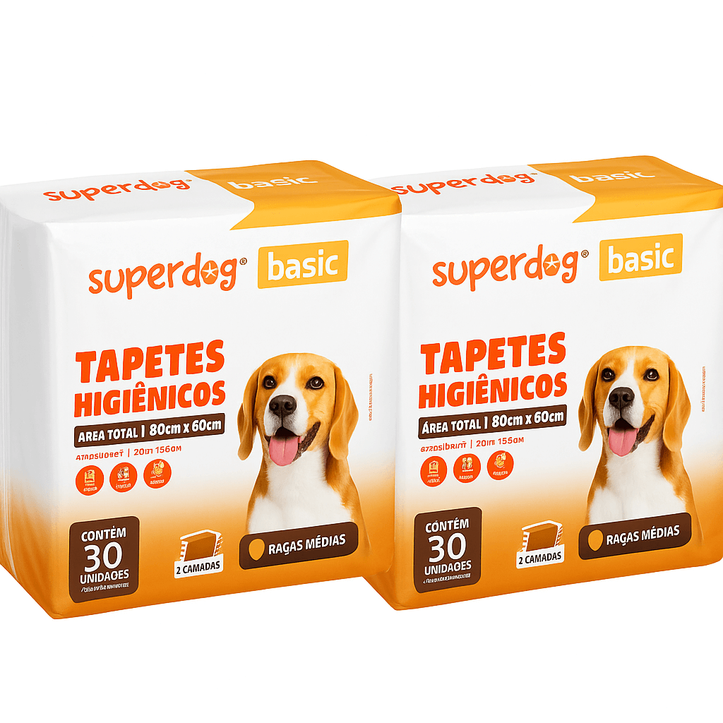 Super Pack Pañales De Entrenamiento Super Dog 60un 80x60cm