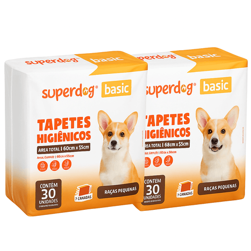 Super Pack Pañales De Entrenamiento Super Dog 60un 60x50cm
