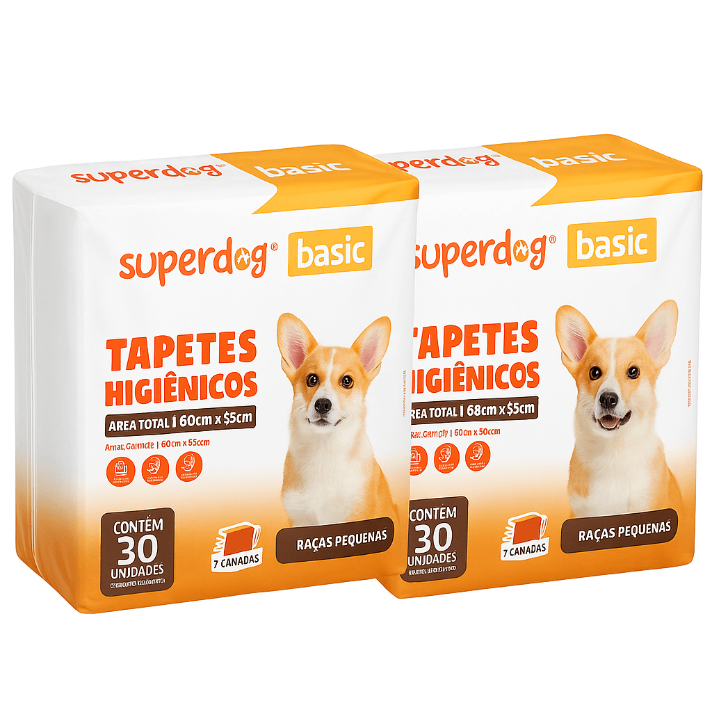 Super Pack Pañales De Entrenamiento Super Dog 60un 60x50cm
