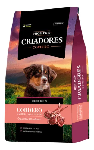 Criadores High Pro Cordero Cachorro 15kg