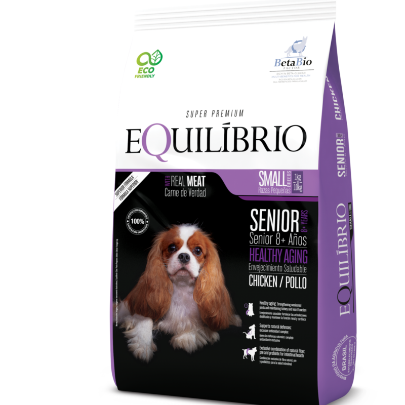 Equilibrio Adulto Senior 8+ Raza Pequeña 1.5 Kg Con Regalo