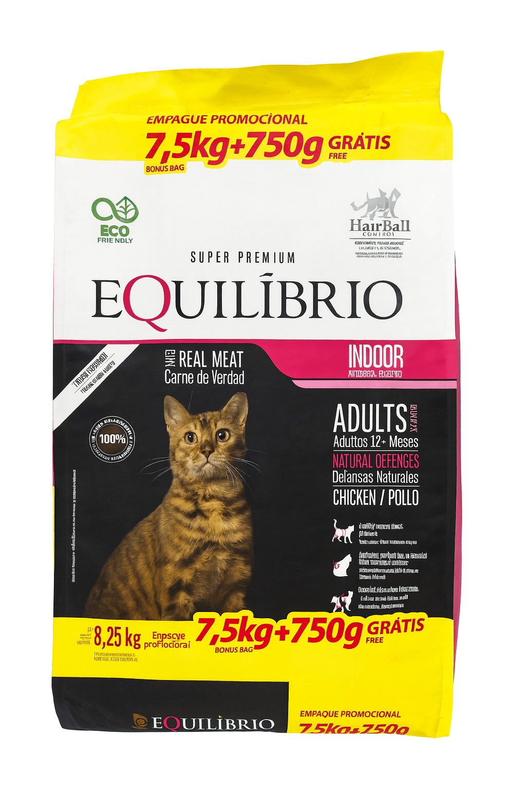 Equilibrio Gato Adulto 8.25kg Con Bandeja Sanitaria