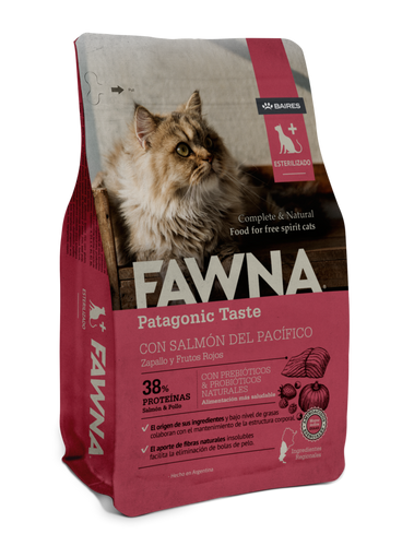 Fawna Patagonic Taste Gato Castrado Salmon 7.5kg Con Regalo