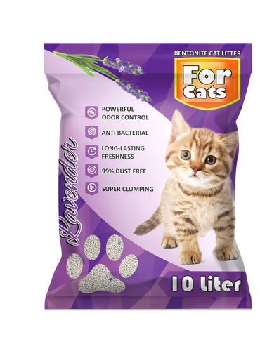 Arena Aglomerante Premium For Cats 32Kg Lavanda