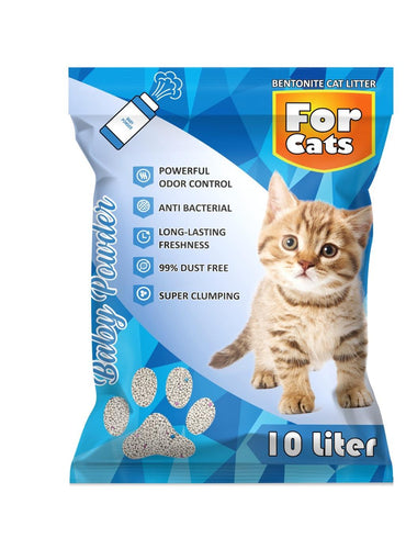 Arena Aglomerante Premium For Cats 32Kg Talco Bebe
