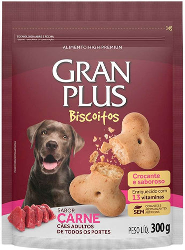 Pack Gran Plus Galletas Biscoitos 600g Carne