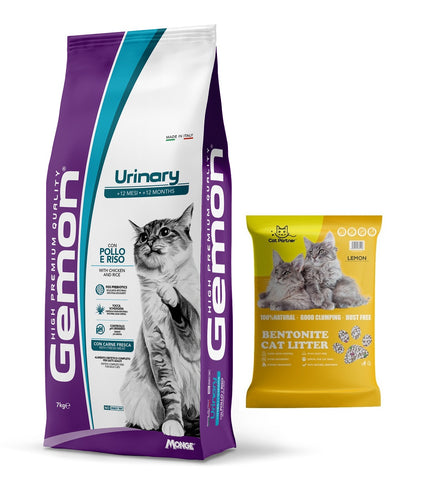 Gemon Cat High Premium Urinary Pollo y Arroz 7kg Con Regalo