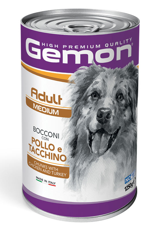 Gemon Pate Perro 1250g Medium Pollo y Pavo