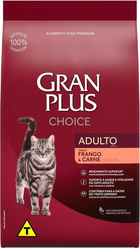 Gran Plus Premium Choice Gato Pollo y Carne 10kg Con Regalo