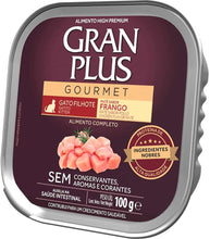 Cargar imagen en el visor de la galería, Gran Plus Gourmet Pate Gato Filhote 100g Pollo