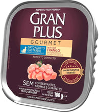 Cargar imagen en el visor de la galería, Gran Plus Gourmet Pate Gato Castrado 100g Pollo