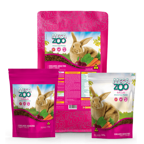 Megazoo Conejo Adulto 1.2Kg