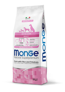 Monge Dog Monoproteina Adulto All Breeds Cerdo 12Kg Con Regalo