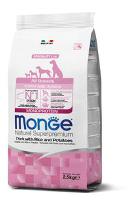 Monge Dog Monoproteina Puppy All Breeds Cerdo 2.5kg Con Regalo