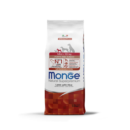 Monge Dog Monoproteina Puppy Mini Cordero 7.5kg Con Regalo