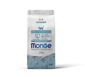 Monge Feline Monoproteina Kitten Trucha 1,5kg Con Regalo