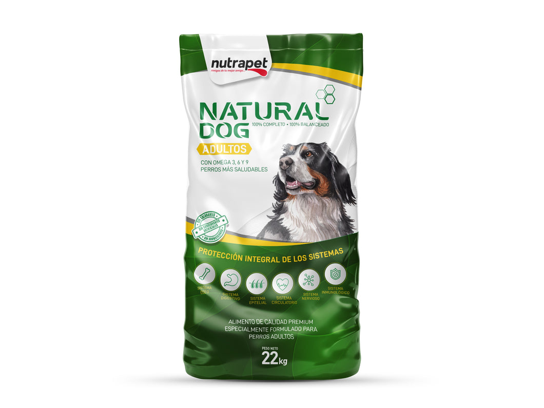 Natural Dog Adulto 22kg con Regalo