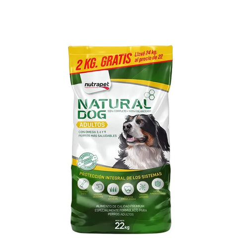 Natural Dog Adulto 22+2kg