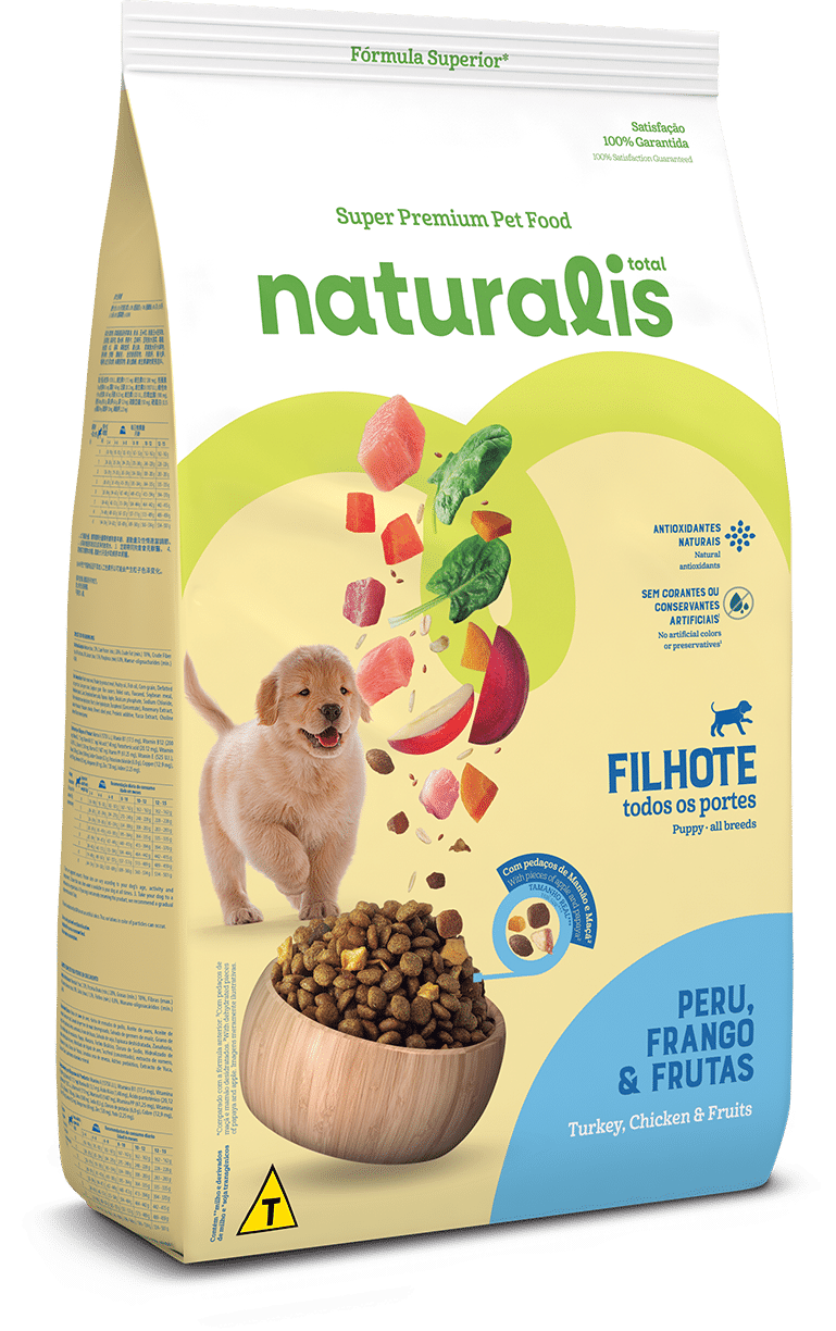 Naturalis Cachorro Pollo, Pavo Y Frutas 10kg Con Regalo