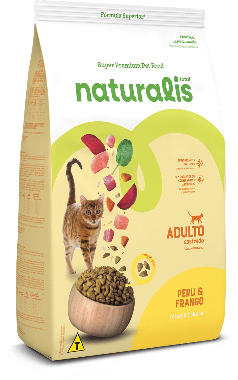 Naturalis Gato Castrado Pollo Y Pavo 1.5kg Con Regalo