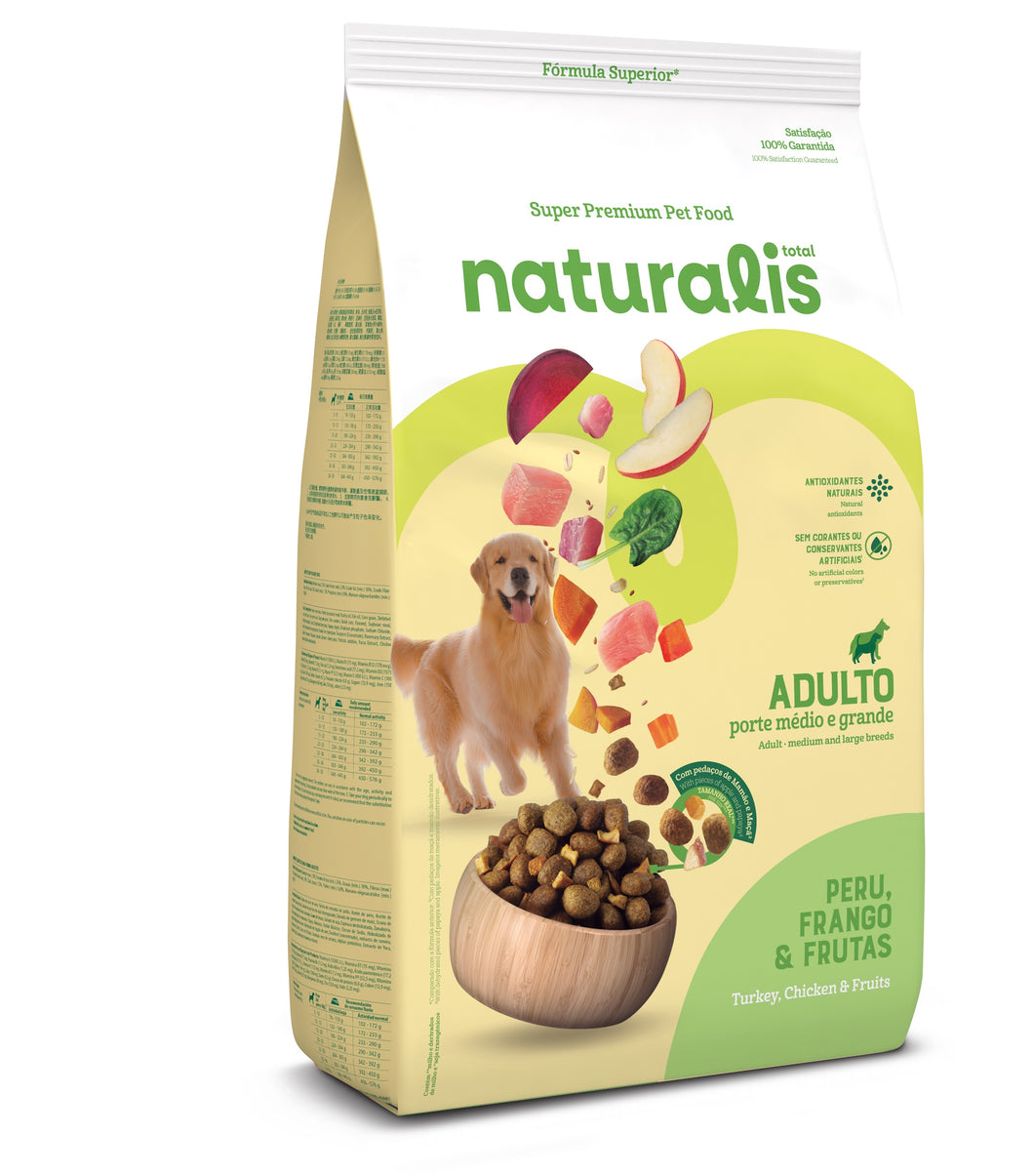 Naturalis Adulto Pollo, Pavo Y Frutas 12kg Con Regalo