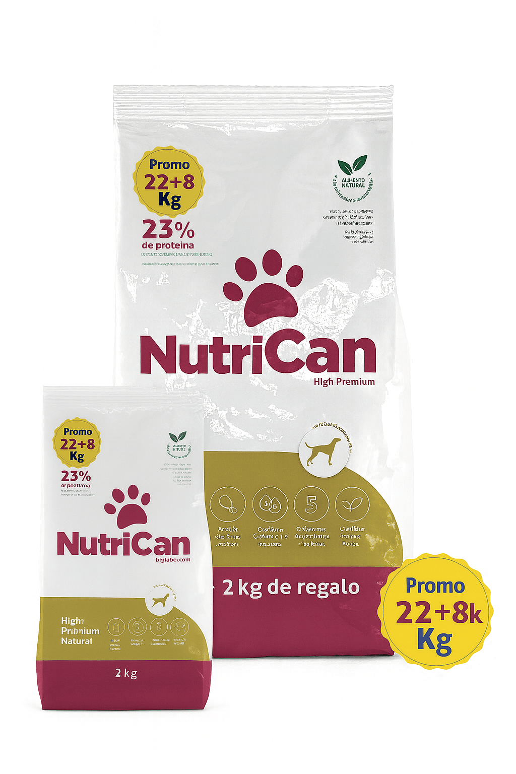 Super Combo Nutrican Adulto 22+8kg Con Pates Y Snacks