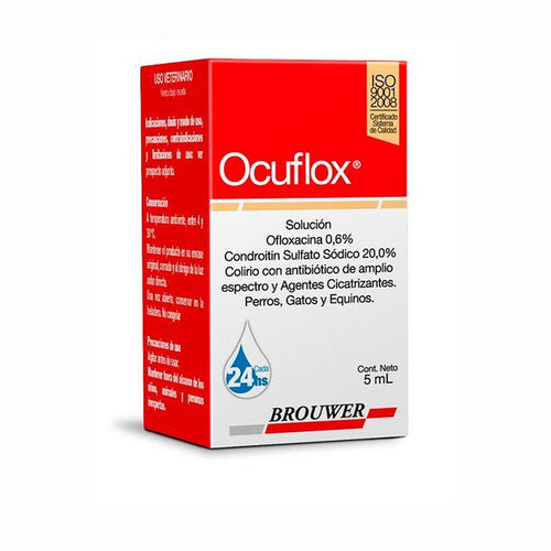 Ocuflox Colirio con Antibiotico Brower 5ml