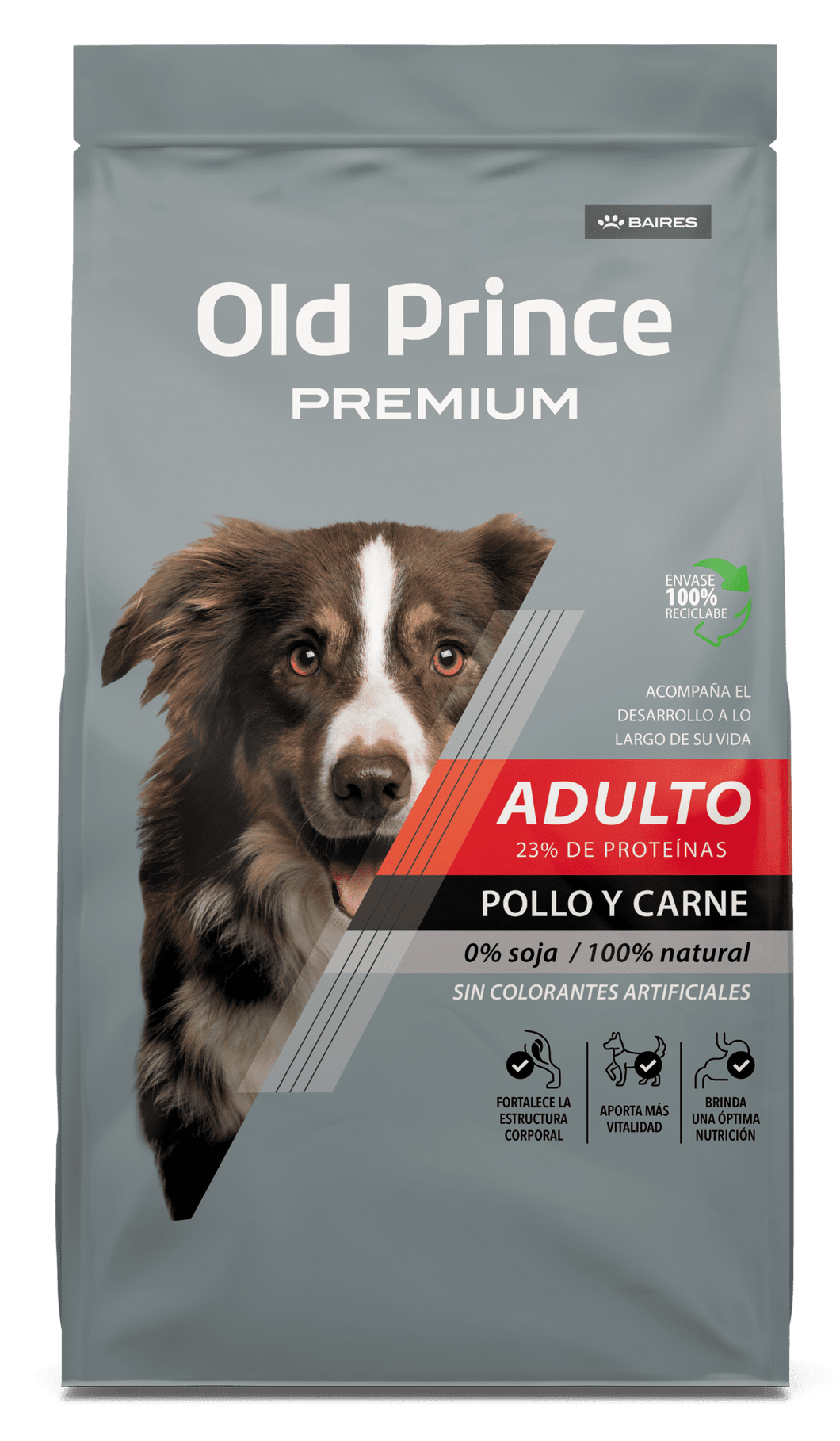 Old Prince Premium Adulto 20+3Kg Pollo y Carne Con Regalo