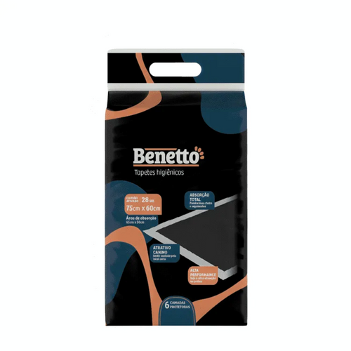 Paños De Entrenamiento Benetto Carbon 60x55cm 28un.